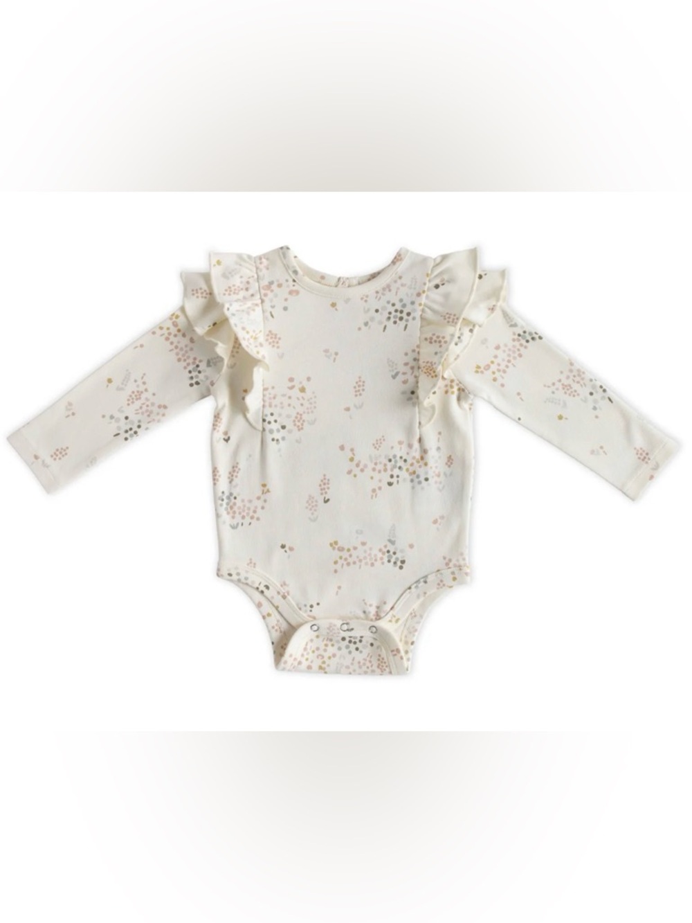 Pehr Flutter One-Piece Floral Bodysuit, size 12-18M